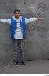 Whole Body Man T poses White Casual Slim Street photo references